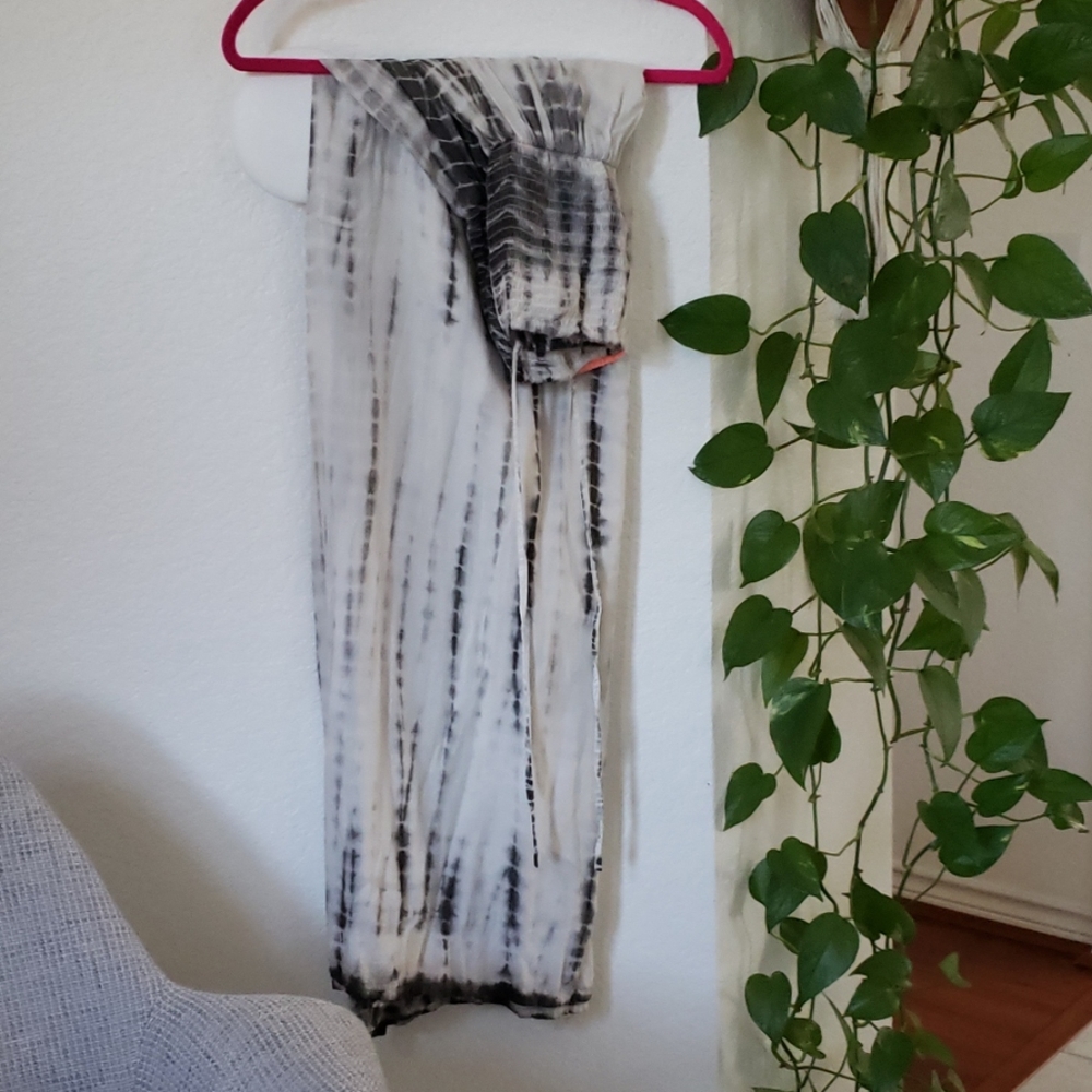 Long batik colored maxi dress xs